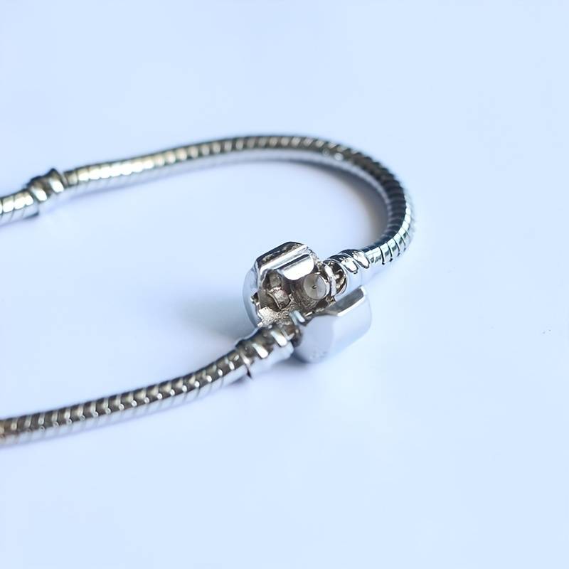 Stainless Steel Snake Chain Bracelets Fashion Bangle Diy - Temu